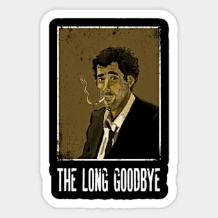 Sunset Strip Elegance The Goodbye Retro Nostalgia Tee Sticker